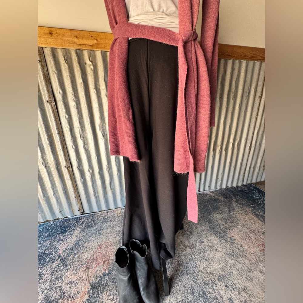 Banana Republic Outlet Black Wide-leg Pants